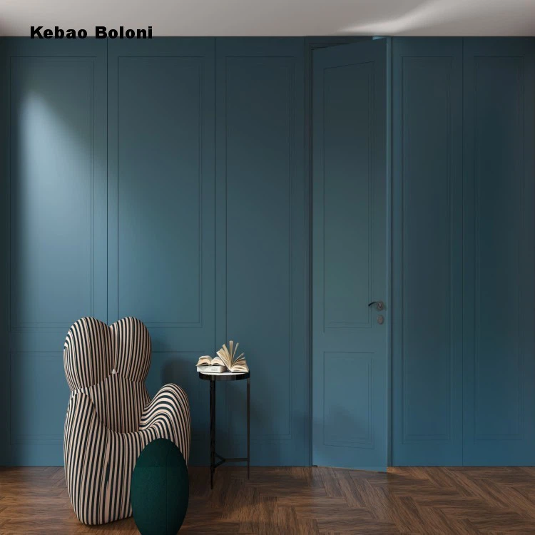 Modern Solid Wood French Doors For Hotel Bedroom And BathroomCustomizable Interior Soundproof Waterproof Finished Surface factory